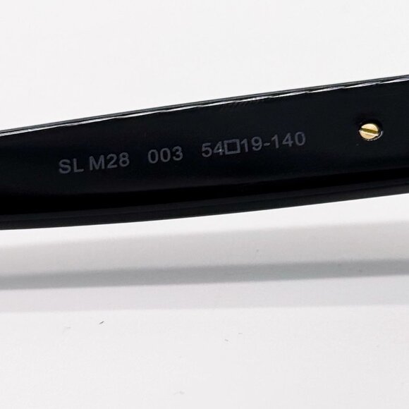 NEW SAINT LAURENT SL M28 003 SUNGLASSES WOMEN BLACK EYEWEAR - Picture 7 of 9